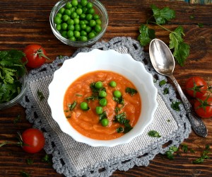 Гороховый суп с томатным соком